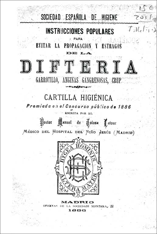 Instrucciones populares para evitar la propagación y estragos de la Difteria