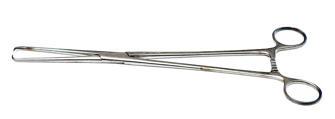 Pinza ginecológica Pozzi recta