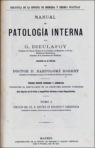 Manual de medicina interna, de Dieulafoy