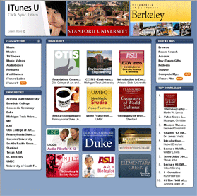 Captura de pantalla de la aplicación Itunes