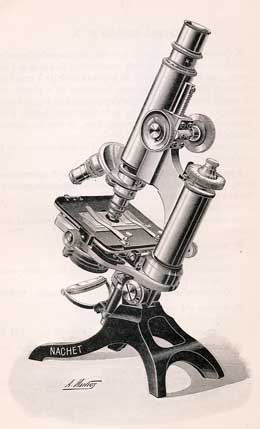 Microscopio Nachet 4 (1900) Microscopio Nachet 4 (1900)