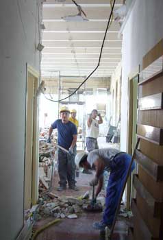 Obras en la Facultad