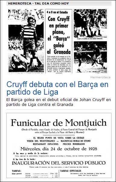Captura parcial de la página web comentada Captura parcial de la página web comentada