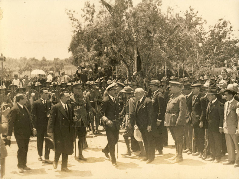 Visita del rey Alfonso XIII y Primo de Rivera a Valencia en 1909