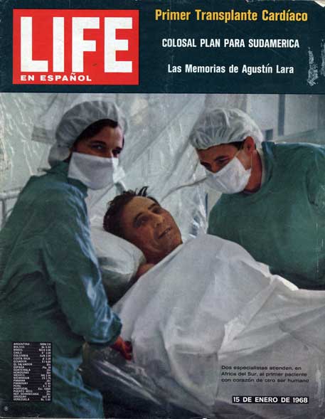 Poratada de Life. Transplante de corazón
