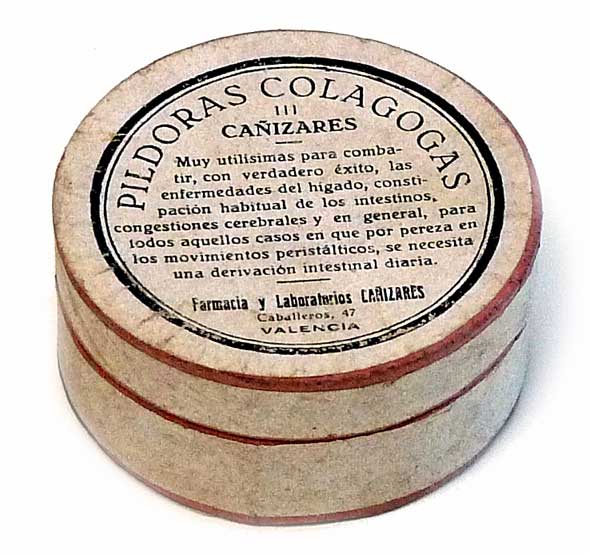 Pastillas colagogas Farmacia Ca&ntilde;izares