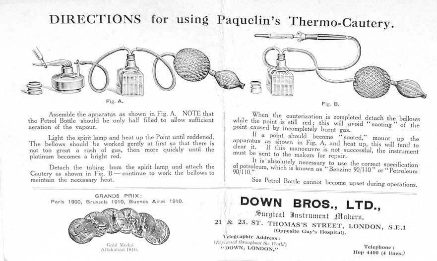 Termocauterio de Paquelin