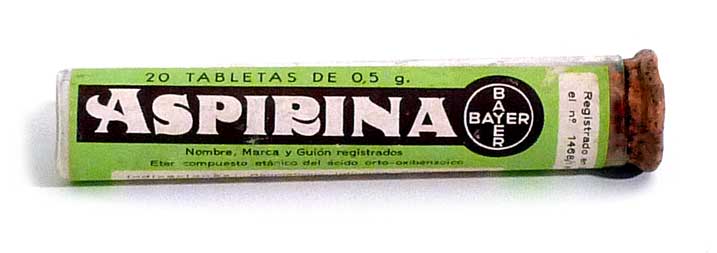 Tubo de Aspirina