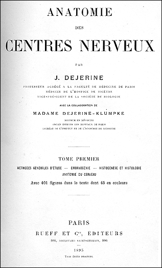 Dejerine. Portada